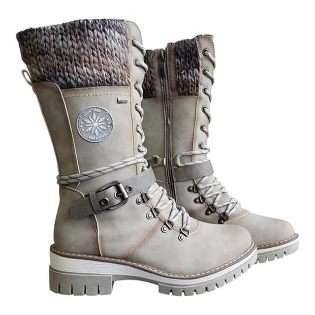 Lena - Warm Winter Boots with Strap