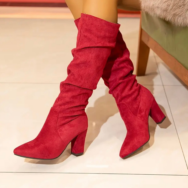 Roksana - Premium Suede Ankle Boots