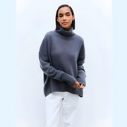 Milena - Oversized Cashmere Turtleneck Sweater