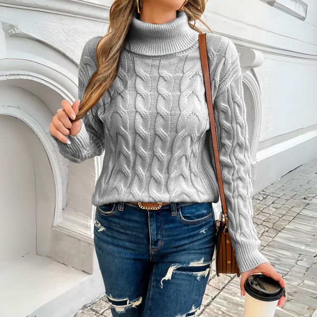 Anita - Knitted Turtleneck Sweater