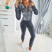 Elvira - Velvet Sequin Tracksuit