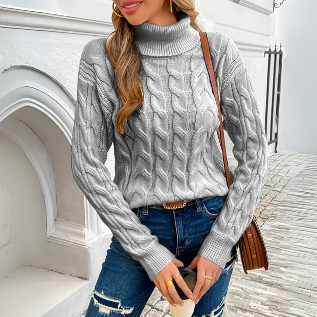 Anita - Knitted Turtleneck Sweater