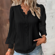 Merel - Blouse with Lace Details