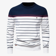 Rik - Striped Knitted Pullover Sweater