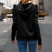 Tanja - Stylish Hoodie with Puff Sleeves