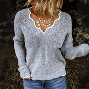 Blanca - Comfortable Knitted Sweater