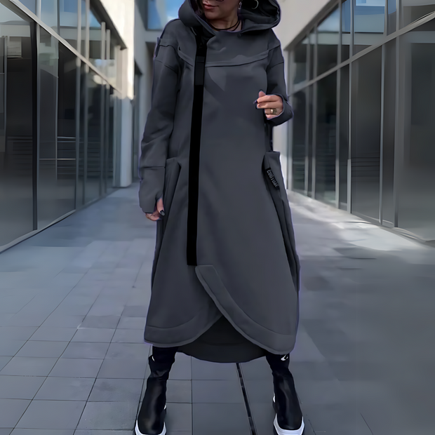 Dominika - Hooded Casual Dress