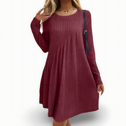 Britt - Knitted Long-Sleeve Dress