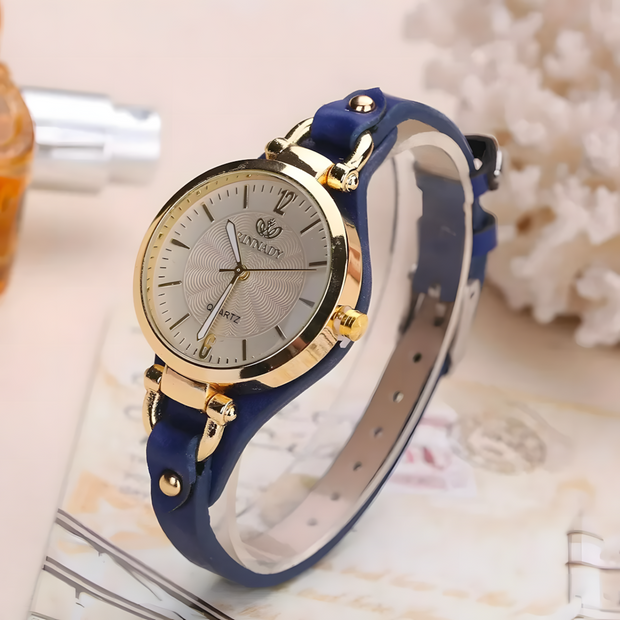 Sonia - Elegant Vintage Gold Watch with Timeless Charm