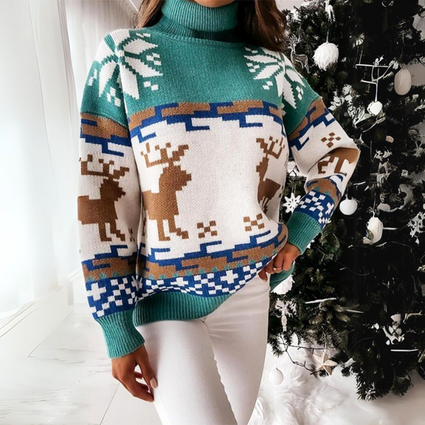 Jolanta - Festive Turtleneck Sweater