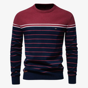 Rik - Striped Knitted Pullover Sweater