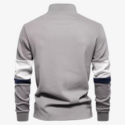 Kamil - Color Block Half-Zip Sweater