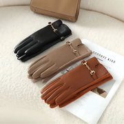 Elin - Fashion Suede and Leather Winter Gloves