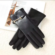 Elin - Fashion Suede and Leather Winter Gloves