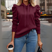 Tanja - Stylish Hoodie with Puff Sleeves