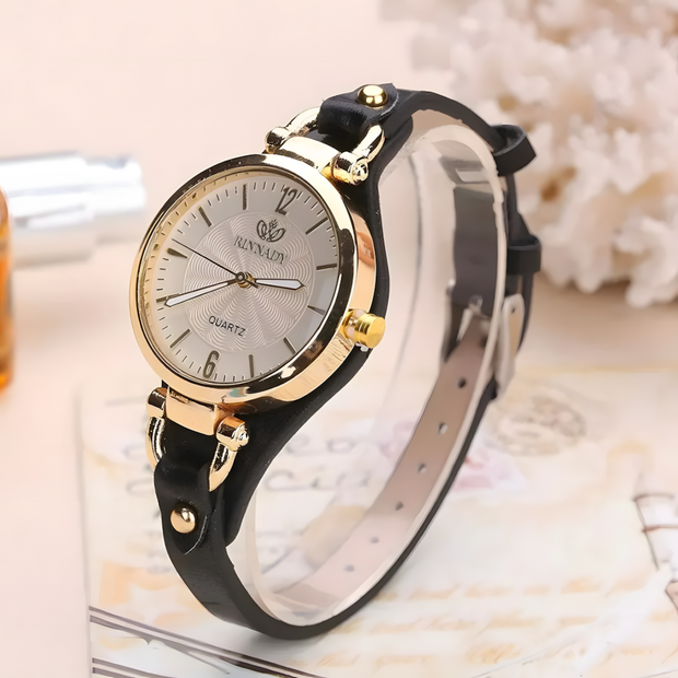 Sonia - Elegant Vintage Gold Watch with Timeless Charm