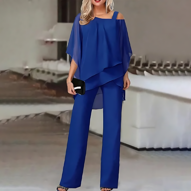 Eveline - Off-Shoulder Elegant Two-Piece Set