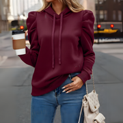 Tanja - Stylish Hoodie with Puff Sleeves