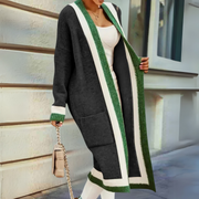 Izabela - Colour Block Knitted Cardigan