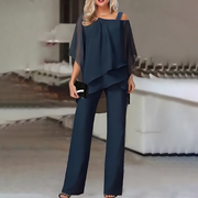 Eveline - Off-Shoulder Elegant Two-Piece Set