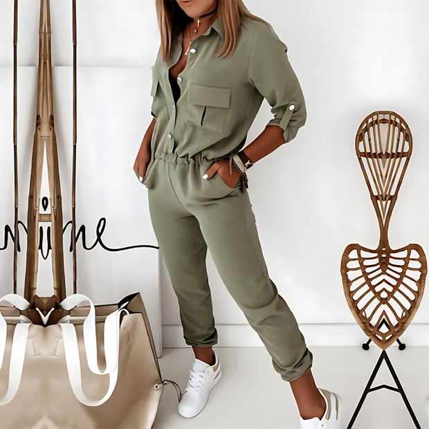 Zoe – Chic High-Waist Jumpsuit