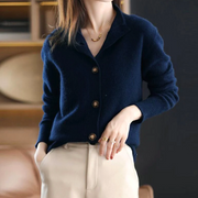 Edyta - Knitted Cardigan with Buttons