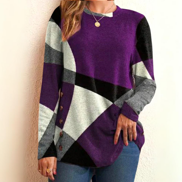 Kelly - Stylish Long-Sleeved Women's Top