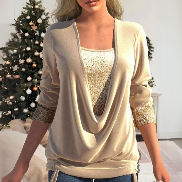 Danuta - Elegant Sequin Top