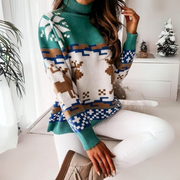 Jolanta - Festive Turtleneck Sweater