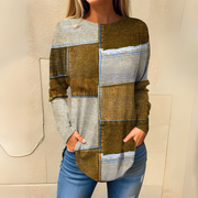 Alette - Vintage Color Block Sweater