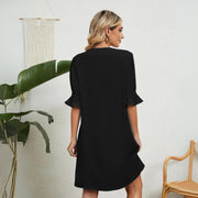 Mia - Comfortable V-Neck Dress