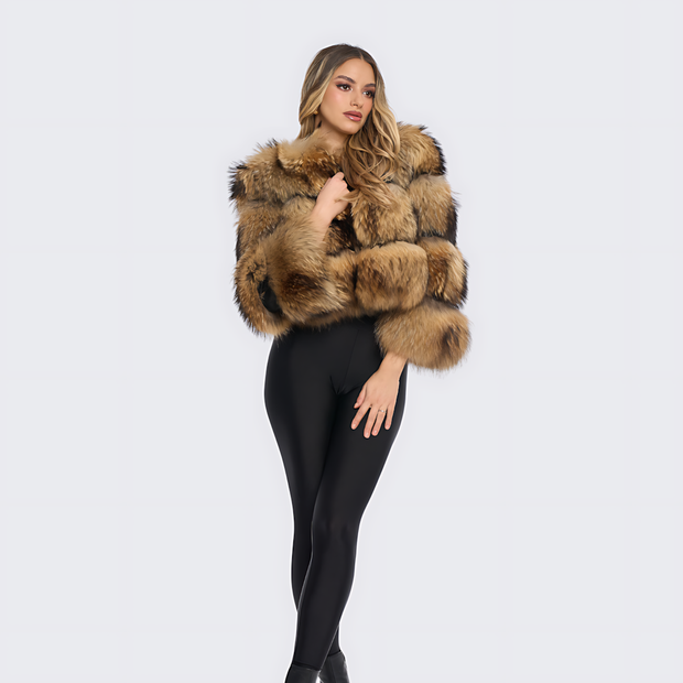 Serena – Luxurious Copped Fur Coat