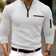 Luca - Sleek Long-Sleeve Polo Shirt