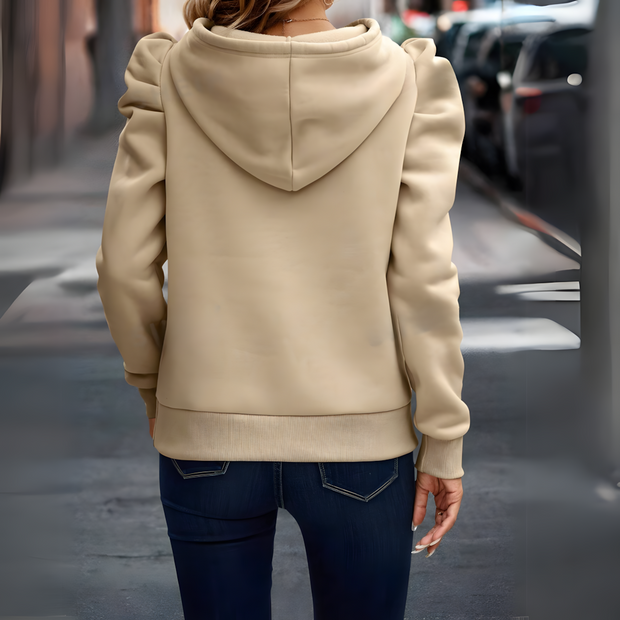 Tanja - Stylish Hoodie with Puff Sleeves