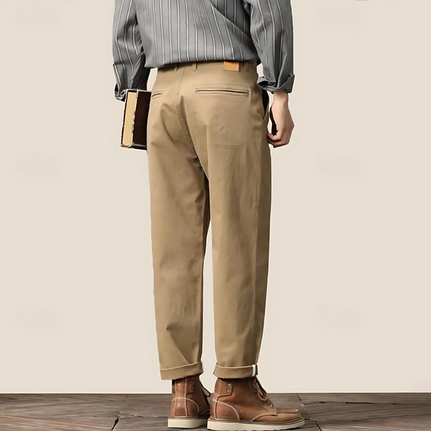 Marcel - Cotton Tapered Chino Trousers