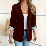 Beatrice – Elegant Button-Front Blazer