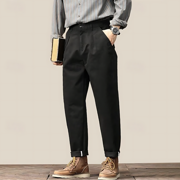 Marcel - Cotton Tapered Chino Trousers