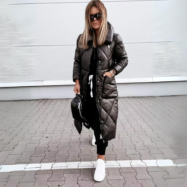 Mila - Lined Long Parka Coat