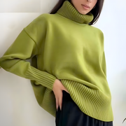 Milena - Oversized Cashmere Turtleneck Sweater