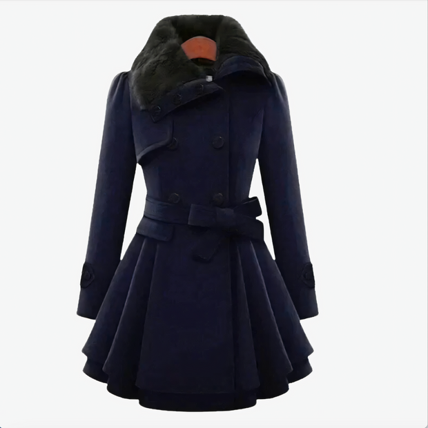 Margaret - Stylish Warm Trench Coat