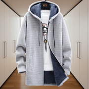 Sebastian - Thick Knitted Fleece Hoodie