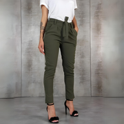 Jildou - Chic Women's Slim-fit Trousers