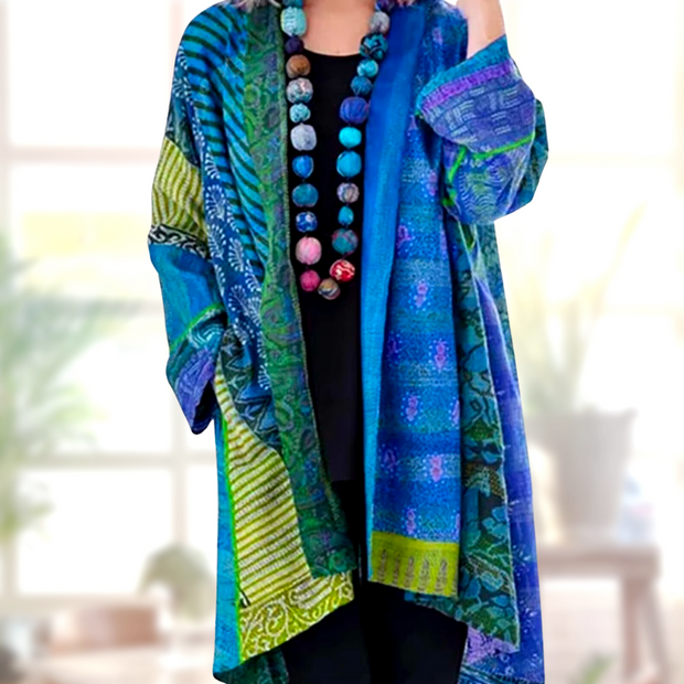 Diana - Colorful Loose-Fit Boho Cardigan