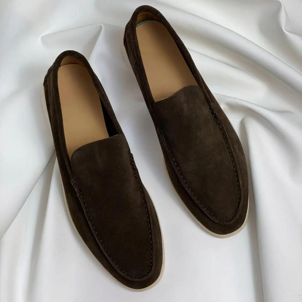 Santoni - Elegant Leather Loafers