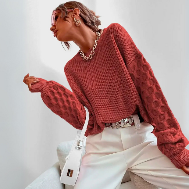 Chantal - Stylish Knitted Sweater