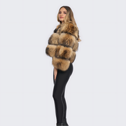 Serena – Luxurious Copped Fur Coat