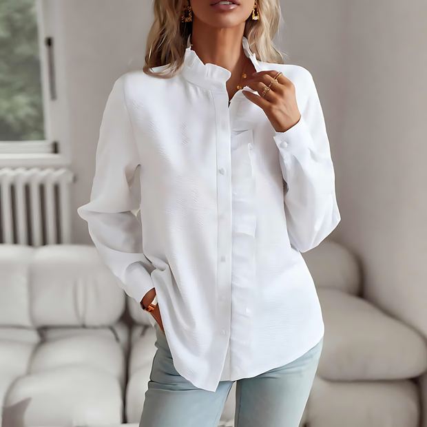 Marissa – Ruffle Long Sleeve Blouse