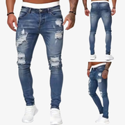 Marcus - Ripped Slim-Fit Denim