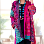 Diana - Colorful Loose-Fit Boho Cardigan