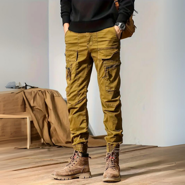 Tony - Slim-Fit Men's Cargo Trousers